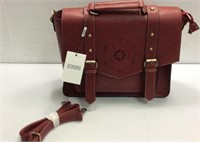 Ecosusi Burgundy Briefcase Bag NEW! L14G