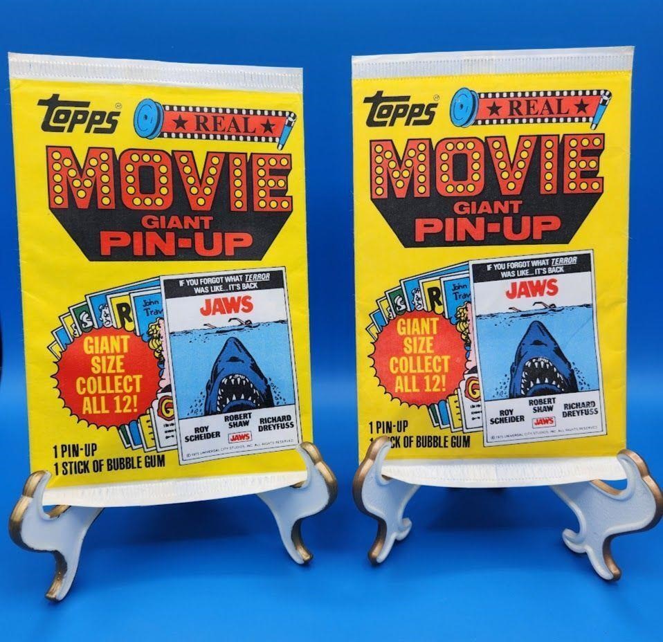 Two 1981 Topps Movie Poster Packets with Gum