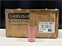 (72) Stackable Rose 9.5 oz. Tumblers