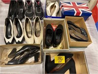 GROUP OF LADIES SHOES - SIZE 7 1/2, ETC