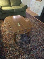 Mahogany Coffee Table With Drop Sides 42 X 30 X