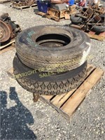 (2) 11.00 R20 TIRES