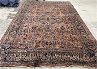 8'8 x 12' Semi Antique Persian Area Rug