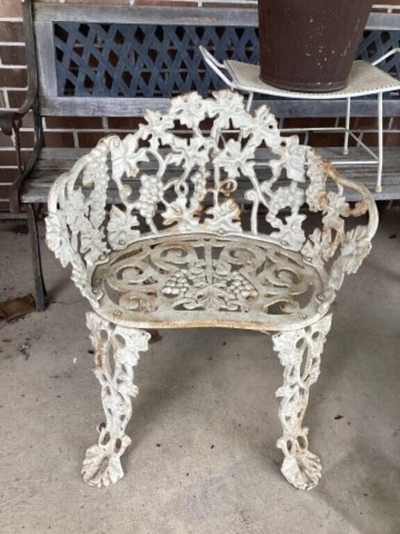 Cast iron chair