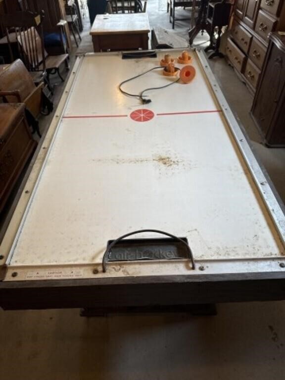 Air hockey table works, but needs rewired