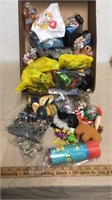 Group of happy meal collector toys