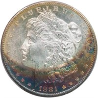 $1 1881-S PCGS MS65