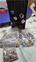 Crystal bead chips? Seed beads and a crystal