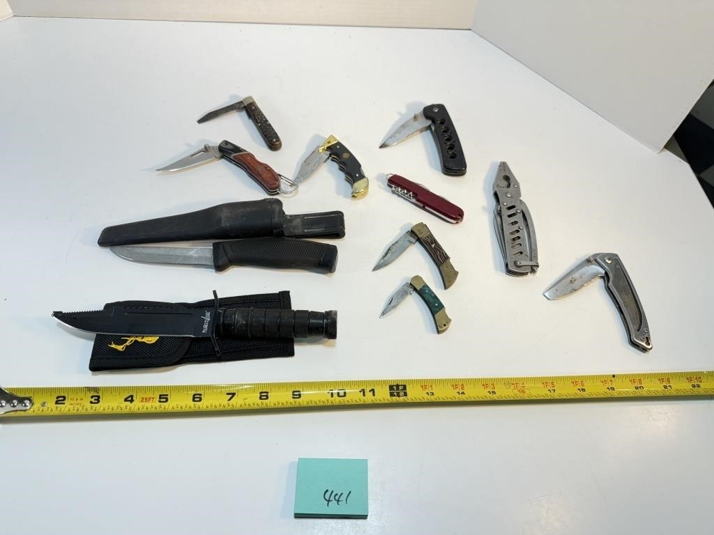 Lot of Damage Knives