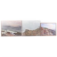 Rocky Coastlines, three oils