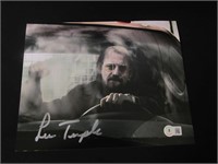 LEW TEMPLE SIGNED 8X10 PHOTO BAS COA