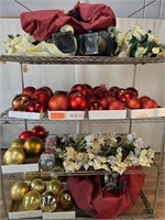 Large Christmas Bulbs, Faux Plant Decor