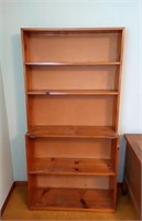 Vtg 5 Shelf  Bookcase