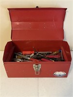 All American Metal Toolbox w Contents