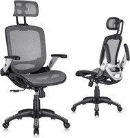 GABRYLLY Ergonomic Mesh Office Chair  Grey