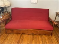 Wooden futon