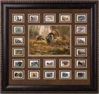 89-09 NWTF Stamp Frame, featuring Turkey Talk by