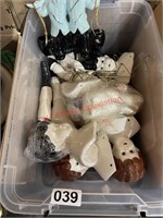 Porcelain Doll Parts Box Lot