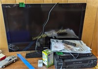 32" Bravia Flat Screen Hd Tv, Vhs Player, Lg