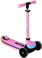 Rahmory Light-Up Scooter  Ages 3-12  Pink