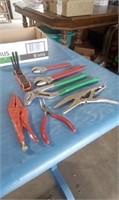 PLIERS, VISE GRIPS, CRESCENT WRENCHES & ALLEN