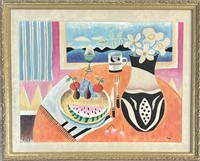 MARY FEDDEN WATERCOLOR ON PAPER