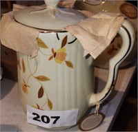 HALL JEWEL T AUTUMN LEAF RAYED COFFEE POT