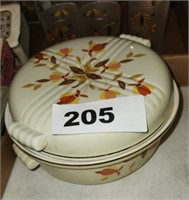 HALL JEWEL T AUTUMN LEAF  COVERED CASSEROLE DISH