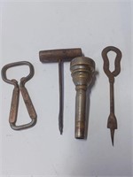 Lot of Various Openers and Musical Instrument