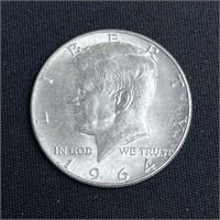 1964 Kennedy Silver Half Dollar