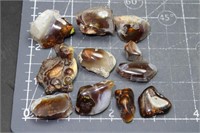 2.2oz Polished Fire Agates, All Have Some Fire