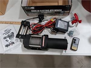 Grip 3000 pound electric ATV winch