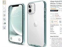 elago Hybrid Clear Case Compatible with iPhone 12