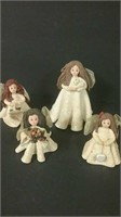 4 Kneeded Angels By Pavilion Gifts