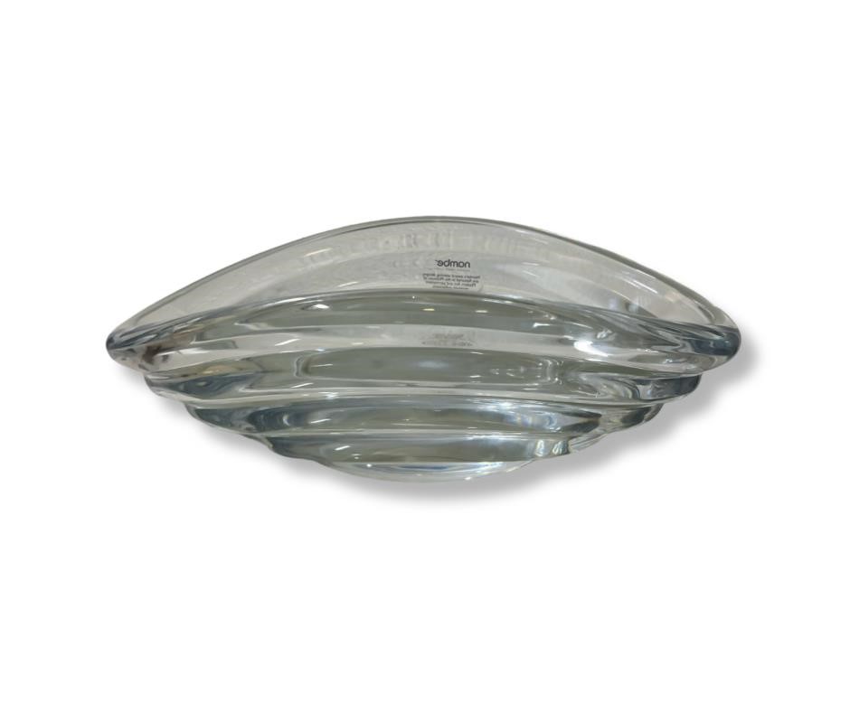 Nambe Crystal Glass Centerpiece Bowl