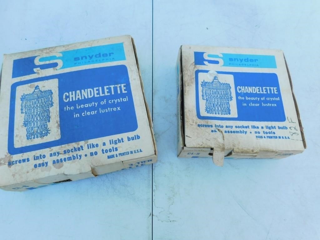 2 boxes of Chandelette sizes CL-6 & CL-5