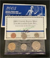 Coins - 2005 United States Mint uncirculated