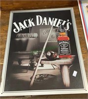 Reproduction metal sign Jack Daniels measures