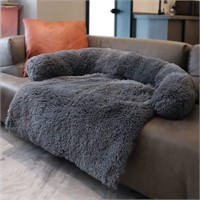 Large Grey Pet Couch & Bed Cover