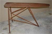 Vintage wooded ironing board