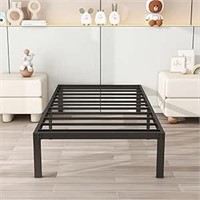 DUMEE 14 Inch Twin Bed Frame Heavy Duty Metal