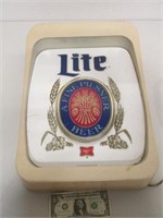 Miller Lite Lighted Beer Sign - Works