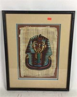 Framed King Tut Egyptian Art