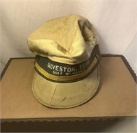 Vintage Galveston Tx Army Hat Gulf of Mexico