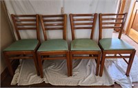 (4) Matching Wooden Chairs