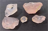 5 Pieces of Rose Quartz