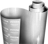 Vvivid+ Ultra Gloss Silver Metallic Vinyl Car Wrap
