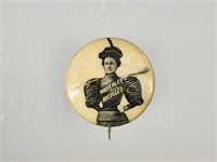 EARLY CELLULOID WAVERLEY BICYCLES PINBACK BUTTON