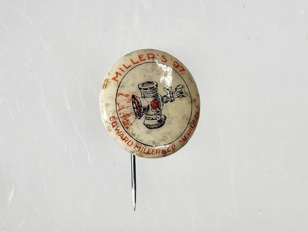 1897 ED. MILLER & CO BICYCLE HEADLAMP PIN