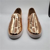 DKNY Slip on Metallic Rose Gold size 10